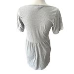 Boutique Casual Gray Short Sleeve Mini Dress‎ Cotton Blend Basic Everyday Style Photo 1