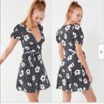 Urban Outfitters  Cap Sleeve Wrap Front Floral Jocelyn Mini Dress - size small Photo 1