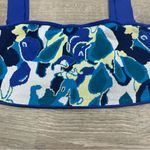 NEW STAUD Zola Multicolor Blue Knit Crop Top Size XL Photo 4