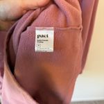 Pact Essential Sweatshirt Dress Size M Organic Cotton Pockets Long Sleeve Pink Size M Photo 8