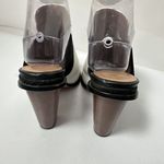 Calvin Klein Heels Womens Peggy White Mules Open Toe Slip On 8M Photo 3