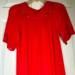 Vintage night‎ gown lace sleepwear Pink Size M Photo 4