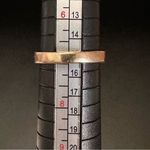 Vintage Rose Gold And Sterling Silver Ring Photo 7