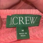 J.Crew  Flutter-Sleeve Organic Cotton Cover-Up Maxi Coral Dress M Photo 6