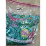 Lilly Pulitzer  Bliss Blue Lazy Paisley Skirt Small Ruffle Lace Tiered Resort‎ Photo 1
