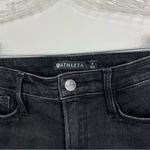 Athleta Skulptek Hi Rise Crop Kick Carbon Wash Jeans Size 4 Photo 6