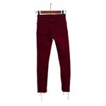 ZARA  Denim Collection Red Burgundy Skinny Ankle Jeans Size Women's 2 Photo 1