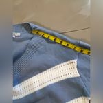 FRNCH Blue & White Open Front Lahlia Cardigan Size M Knitting long sleeves Photo 12