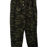 Tularosa Green Klein Camo High Rise Skinny Cropped Pants XS Photo 2