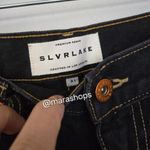 Slvrlake London High Rise Straight Jeans in Night Flight Black Size 31 Photo 5