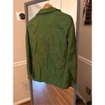 C.L.O.T.H.E.S vintage Shimmery Green Button Down Shirt Medium‎ Photo 2