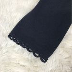 St. John Collection Black Santana Knit Blazer Jacket Button Front Size 12 Photo 7