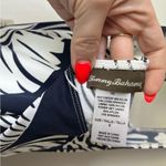 Tommy Bahama Blue Floating Fronds Shirred Front Halter One Piece Swimsuit 8 NWT Photo 3