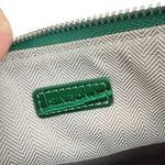 Sinbono Emma Shoulder Bag Green Croc‎ Vegan Leather Purse Photo 9