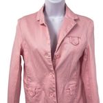 Duck head Vintage Long Sleeve Stretchy Cotton Pink Blazer Jacket Coat Medium Photo 2