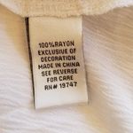 Counterparts  White Flowy Cold Shoulder Top Size XL Photo 6