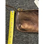 Joy Susan NWT  Liquid Metal Copper Mini Crossbody Wristlet Purse 9"x4.5" Stylish Photo 8