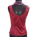 Cache Sheer Lace Outer Lot 2 Satin Cami Top Jacket Self Belt $158 Scarlett Red Photo 5