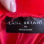 Lane Bryant  Women's Red Velvet Flare Pants Size 24 Photo 7
