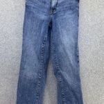 Good American Women's Blue Denim Jeans Distressed Straight Size 0 Cotton Photo 0