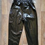 Aritzia Wilfred Jive Black Leather Pants Large Photo 2