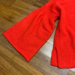 Lou & grey Lou &‎ Grey Red Sweater Womens Size Medium Bell Sleeve Knit Pullover Wool Blend Photo 1