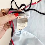 Nike [] Red Black Star Print Thin Strap One-Piece Competition Swimsuit Size 10/36 Photo 9