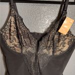 Popilush Womens Deep V Neck Sculpting Shapewear Lace Thong Bodysuit Size XXL Black Photo 3