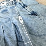 ZARA  pleated Blue Denim mini Skirt Photo 3