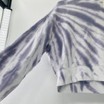 Good American  Cropped & Cool Tie Dye Hoodie Lilac White Size 5 XXL NWT Cozy Photo 6