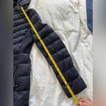 Michael Kors Women's  navy blue lightweight down Hooded Jacket size small Photo 3