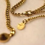 Vince Camuto  Spike  Gold Tone Link Chain Statement Chic Bib Necklace Photo 2