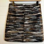 SABINE Stylish Striped Mini Women's Skirt Soft Sequins Boho Western Chic Black Photo 6