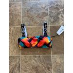 Calvin Klein Printed Logo-Strap Bikini Bra Top Size Medium Photo 2