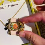Betsey Johnson NWT  Camera pendant necklace holds photo Photo 2