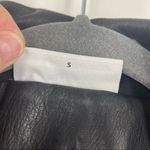 Noisy May Black Faux Leather Biker Moto Jacket Customized Babe on Back Small S Photo 6