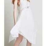 Free People  Go Lightly Dress Women's XS White Gauze Handkerchief Sleeveless Midi Photo 8