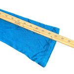 Chico's 0 Slinky Stretch Knit Top Size 4/6 Teal Blue Cutout Crisscross Ring Photo 9