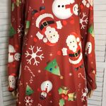 Red Santa Christmas Dress, XL Photo 1