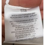 BCBG Max Azria White Dress Size 8 Smocked Ruffle Sleeve‎ Coquette Cottagecore Photo 5