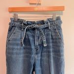 Hollister  Ultra High Rise Mom Jeans Vintage Stretch Paper Bag Belted Denim Size Photo 4