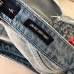Hollister Low Rise Short‎ Short Floral Embroidered cuff 0/24w Blue Photo 9