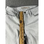 Athleta Jeans Women 8 Sculptek Low Rise Light Wash Denim Fringe Raw Hem Photo 5