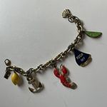 Lilly Pulitzer  Nautical Charm Bracelet Gold Tone Lobster Coastal Jewelry Photo 0