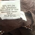 Foxers Cami Bralette Brown Floral embroidery Lace Camisole Size Small Size M Photo 6