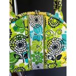 Vera Bradley Vibrant Bright Green and Blue Floral Print Handbag Photo 1