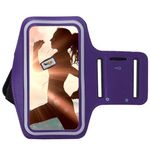iPhone/Galaxy Sport Gym Exercise Armband Purple Photo 1