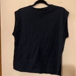 Joie  Women's Hillhurst T-Shirt Black Boxy Short Sleeve Top Shirt Size Medium Photo 6