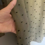 ZARA Mini Tunic Dolman Dress Boho Green Pullover Long Sleeve Size M Medium Twee Photo 4