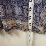 Lucky Brand  Midi Dress Women's Small‎ Blue Beige Floral V-Neck Long Sleeve Boho Photo 7